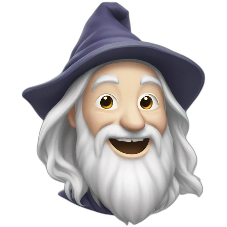 Albus dumbledore laughing emoji