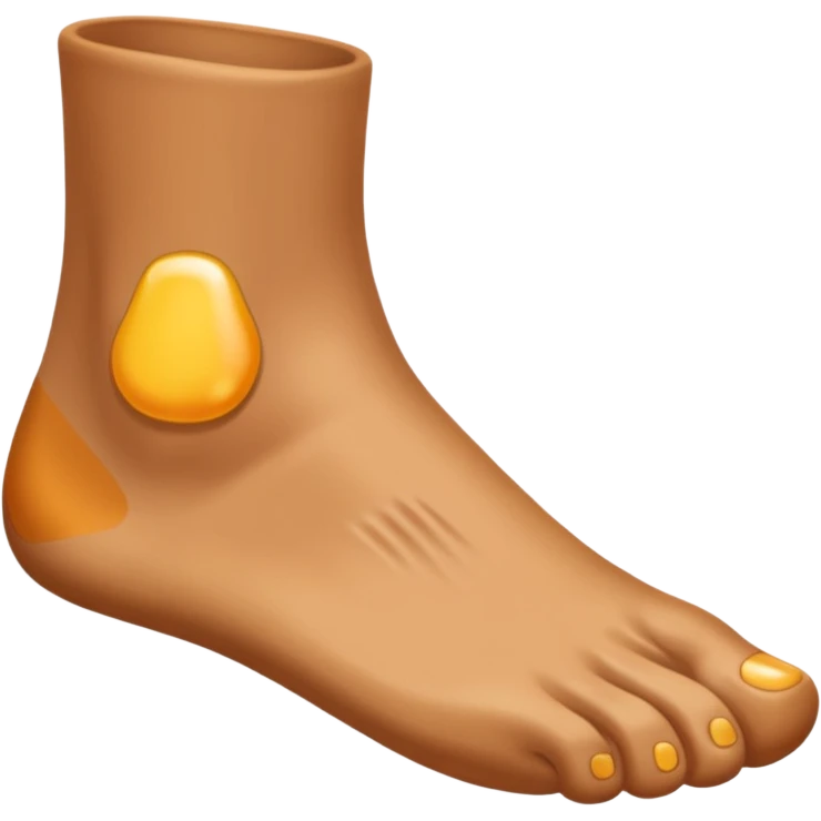 😋🦶🏻 emoji