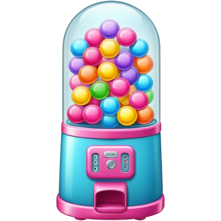 Bubblegum machine emoji