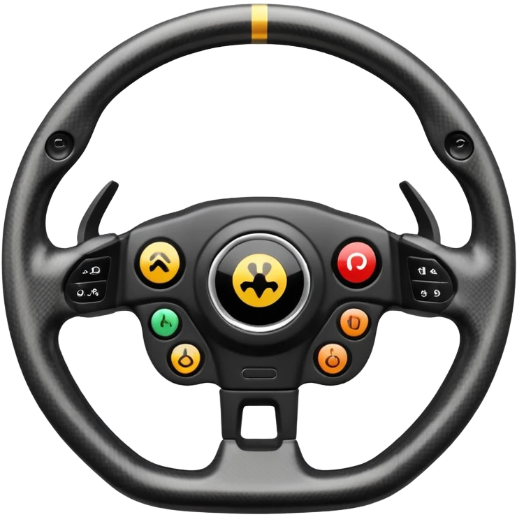 F1 steering wheel emoji