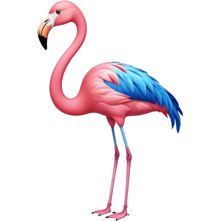 Blue Flamingo emoji