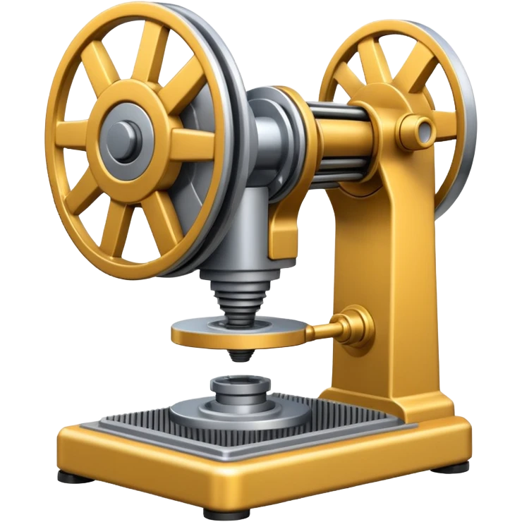 mac os icon mechanical press machine emoji