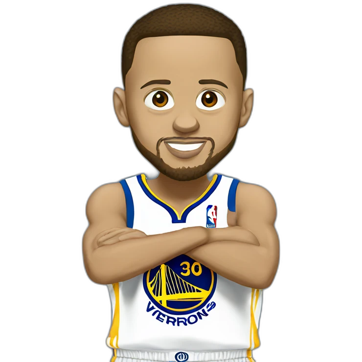 stephen curry with a sniper emoji