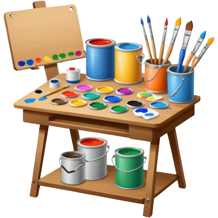 paint desk emoji