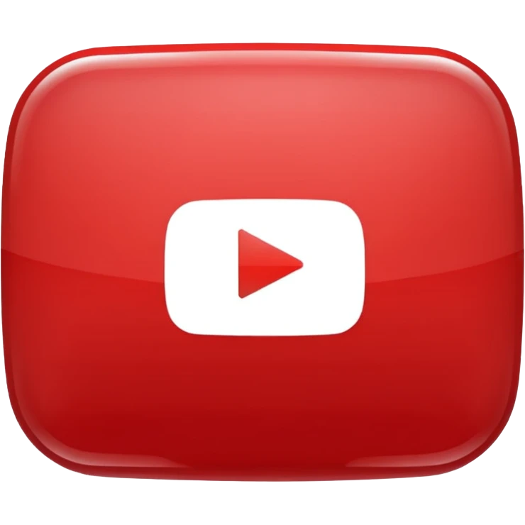 you tube logo play button emoji