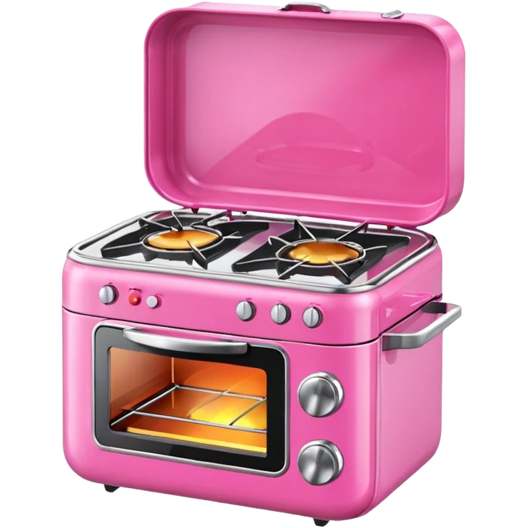 pink portable stove emoji