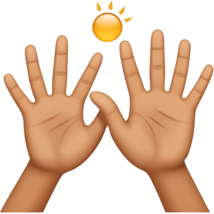 helping hands emoji