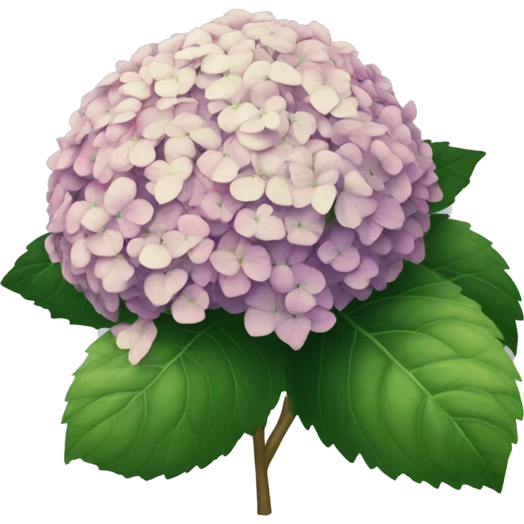 Hydrangea bush emoji