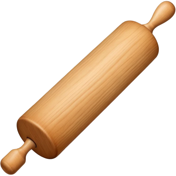 Ausrollholz einzel emoji