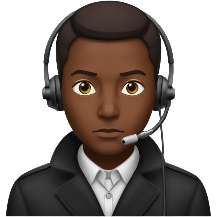 Spy with earpiece emoji