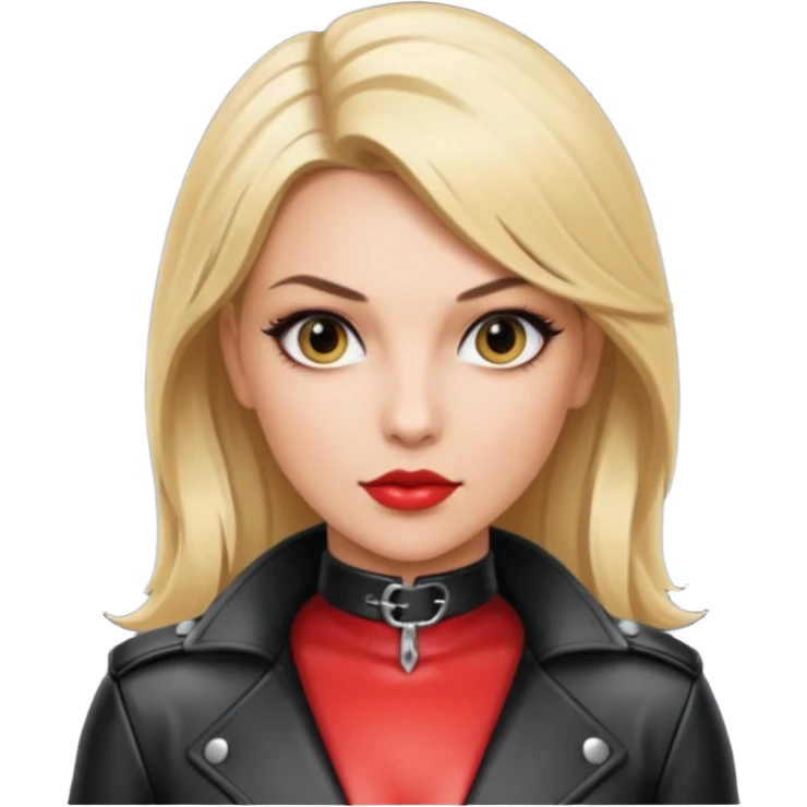  One Dominatrix with blonde hair emoji