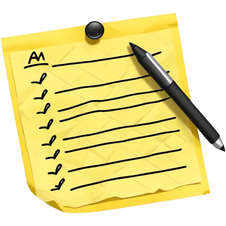 to do list emoji
