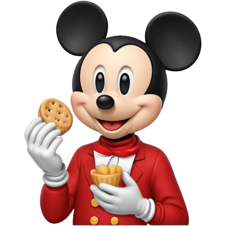 Mickey comiendo  emoji