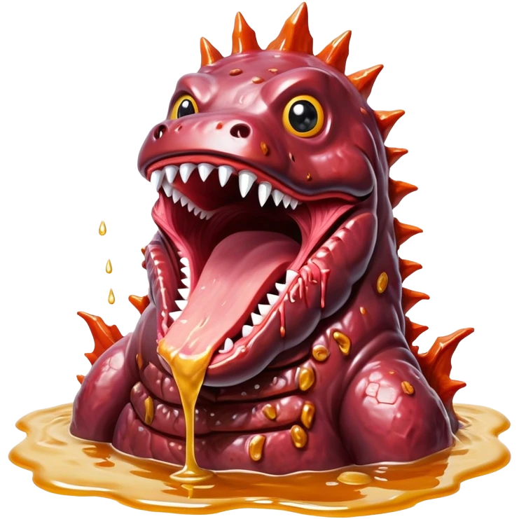  SPAM meat godzilla slop art emoji