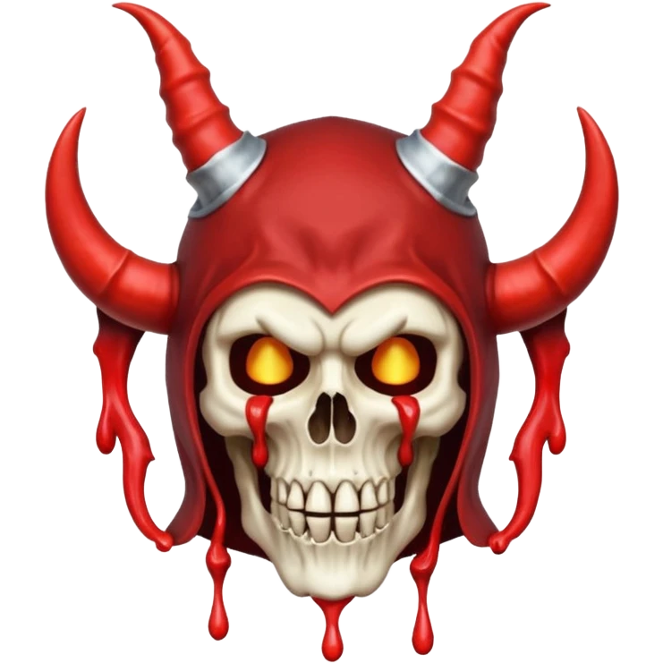 💀+😈+🫠 emoji