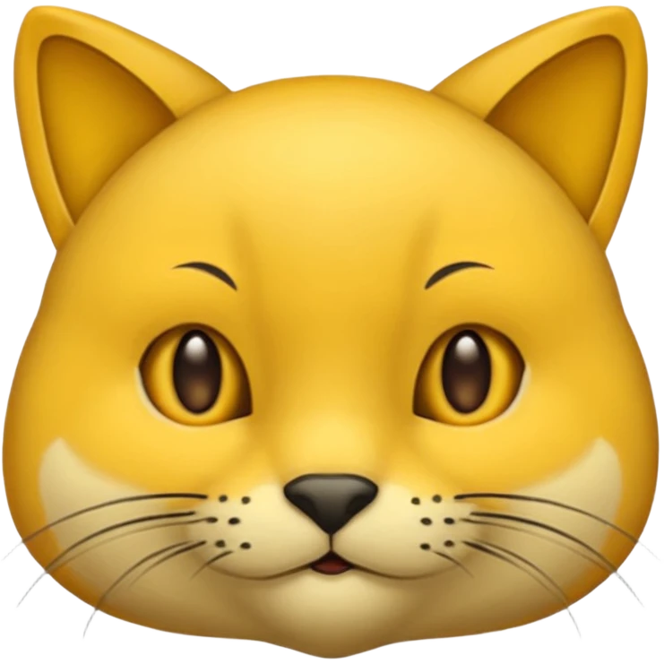 Шоколадный кот ловит мышь. emoji