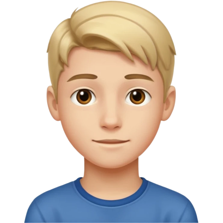 잘생긴 14세 소년 emoji