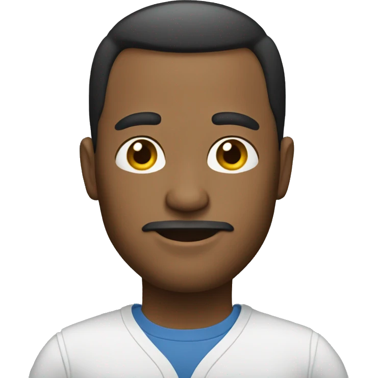 Man with a combover hairstyle emoji