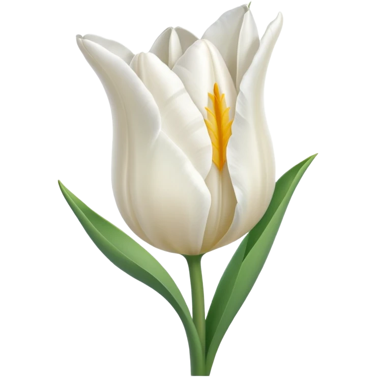 White tulip emoji