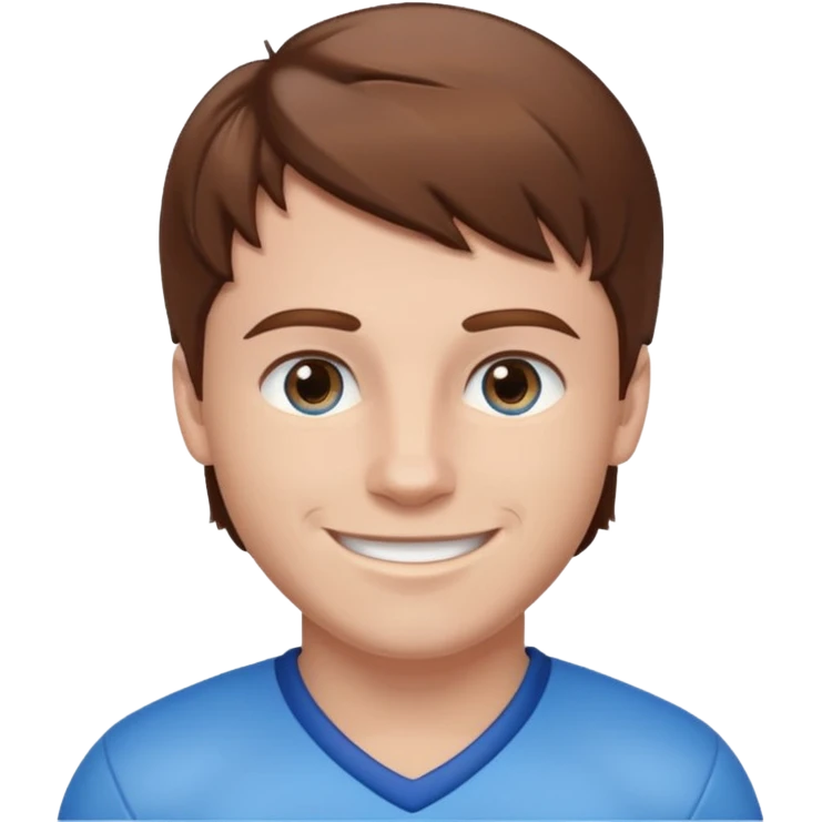 Super Bowl patriots football player number 10 brown hair pale blue eyes emoji