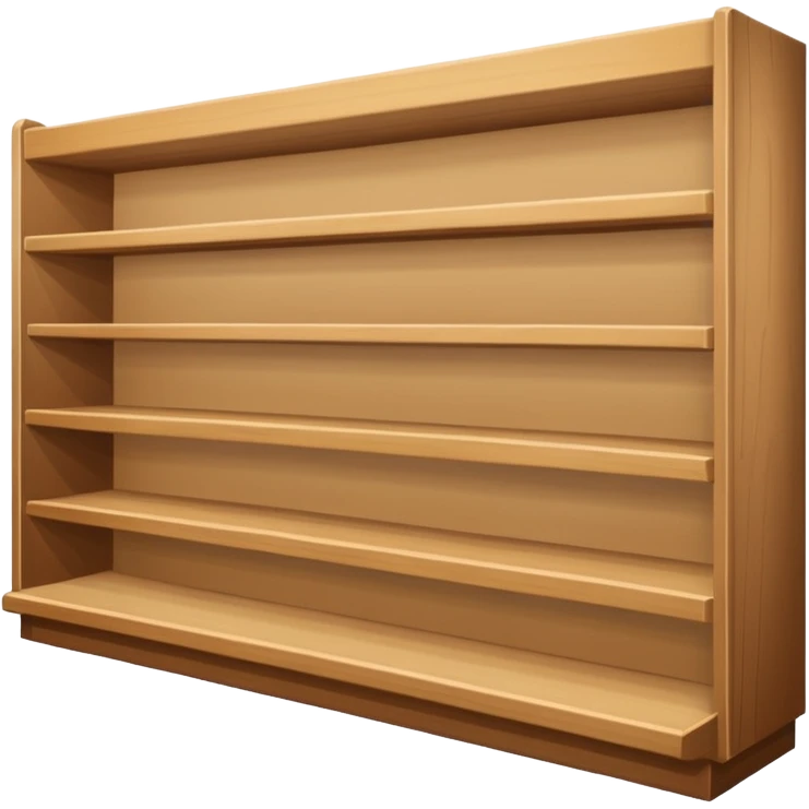 Empty shelf supermarket emoji