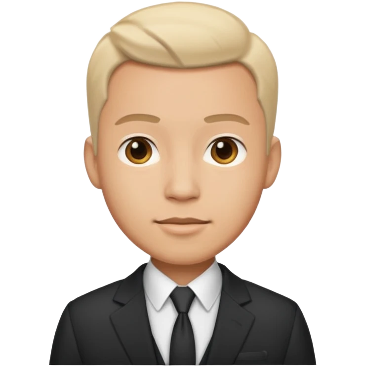 Suit and guy emoji