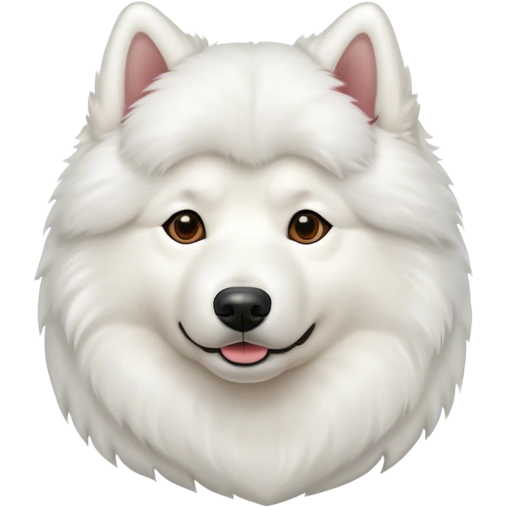 Samoyed dog emoji