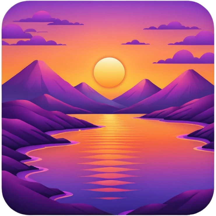 Sunset emoji