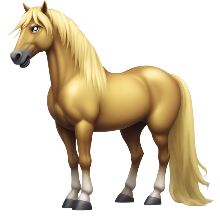 Yellow horse emoji