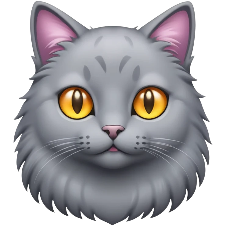 Grey cat magic  emoji