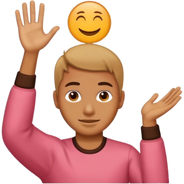 Hold up a 67 emoji
