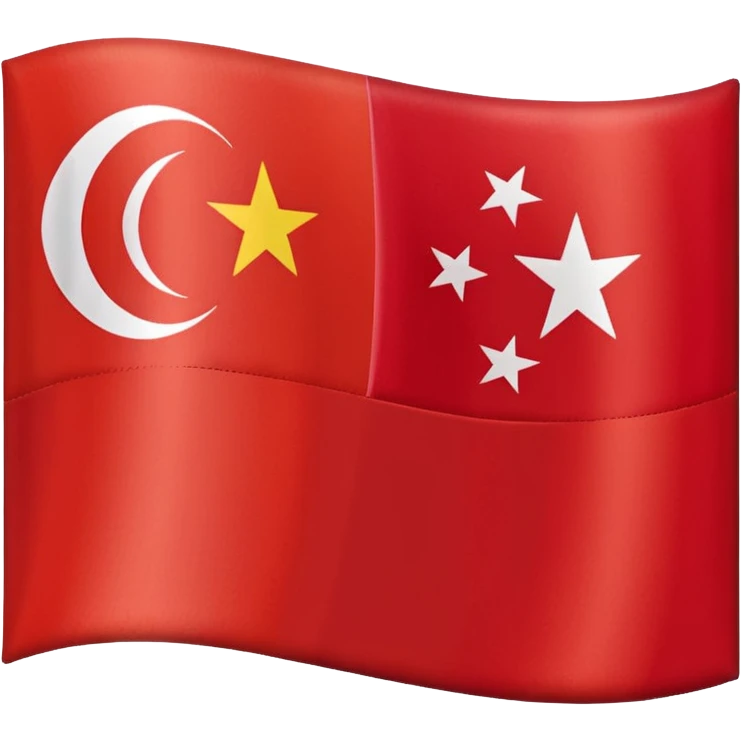 Emoji of half flag of philippines and turkey emoji