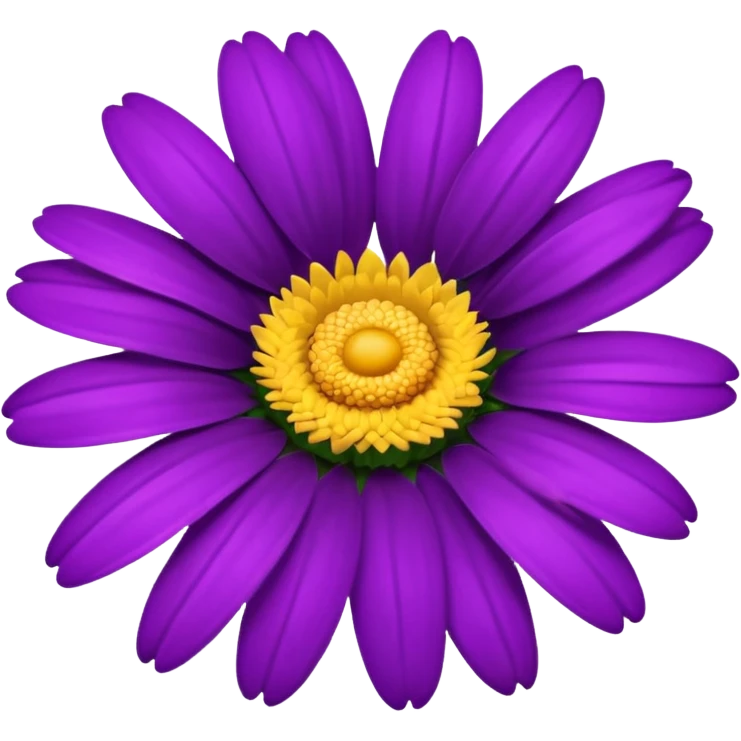 Purple daisy  emoji