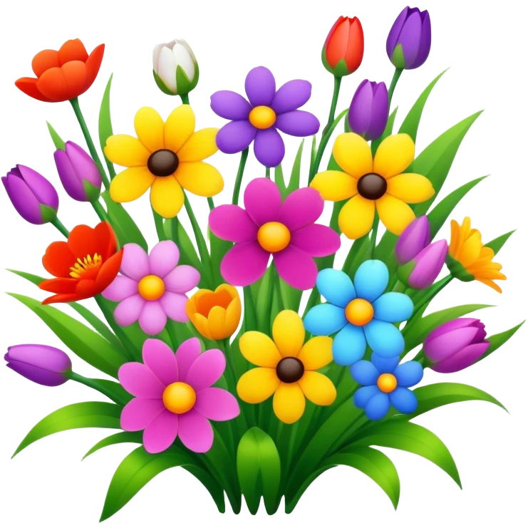 Spring flowers emoji