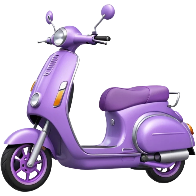 lilac scooter emoji