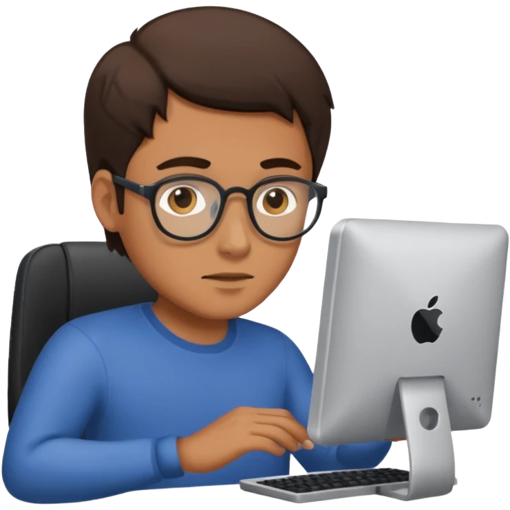 man pc user emoji