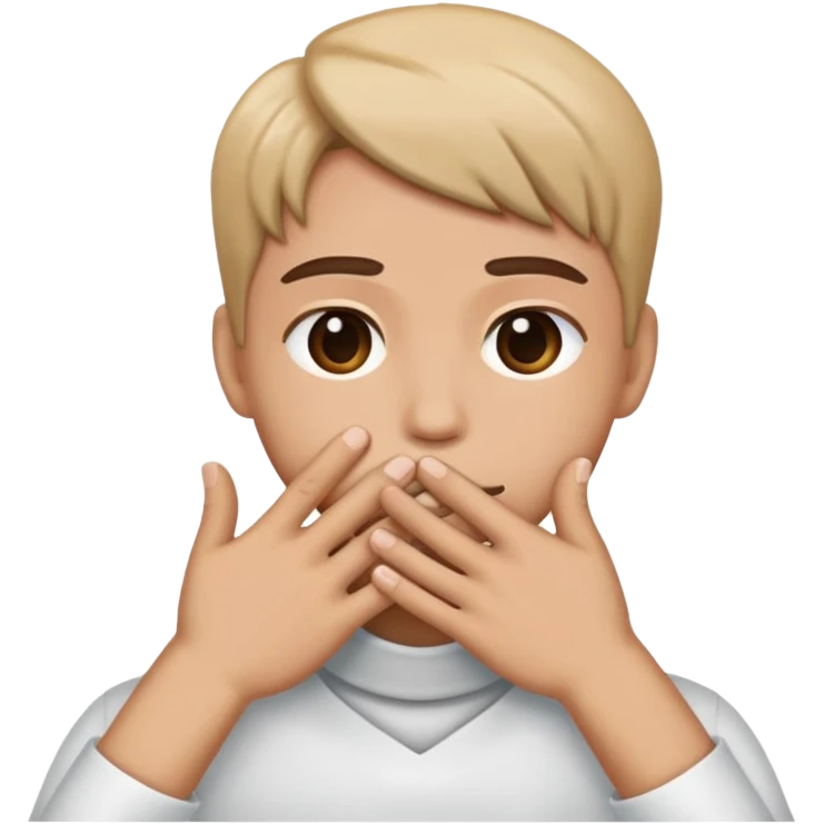 hands over throat crossed emoji