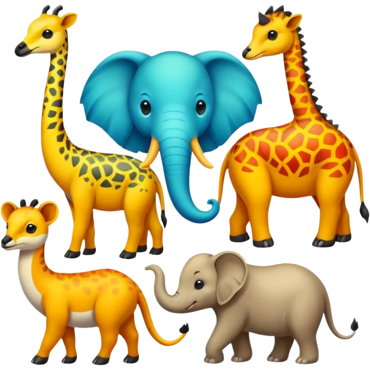 exotic animals emoji