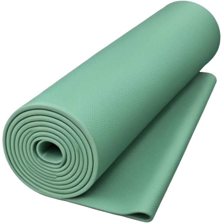 Yoga mat sage green emoji