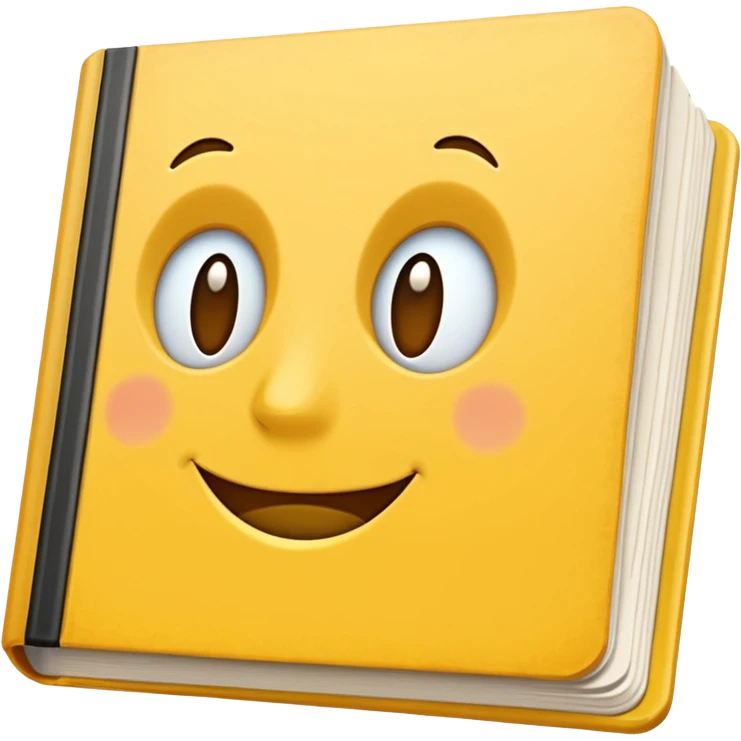 yellow booklet emoji