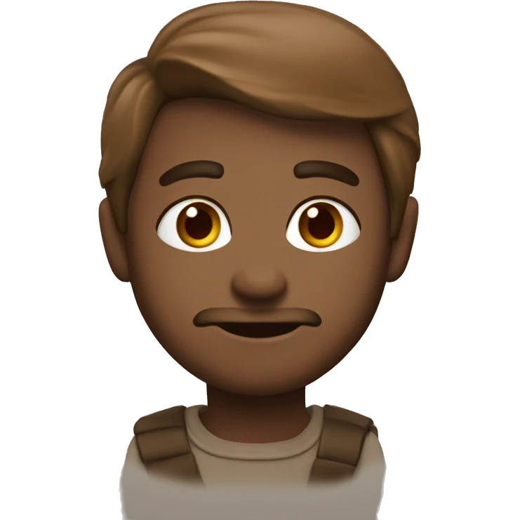 Коричневый пудель  emoji