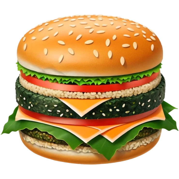 Burger sushi emoji