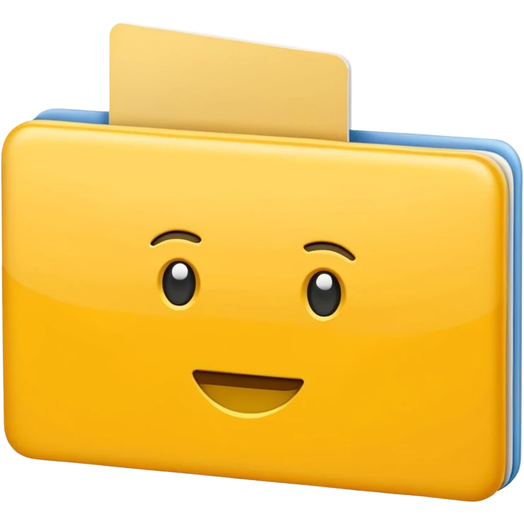 Yellow card emoji