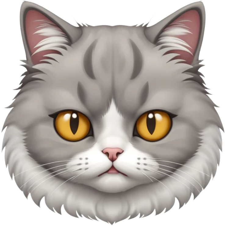 offended cat emoji