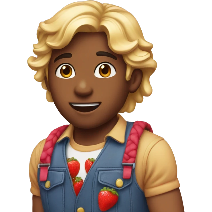 🍓🥹 emoji