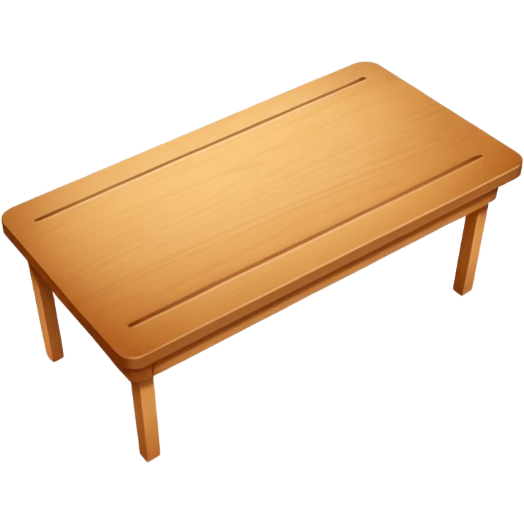 school table top-down perspective emoji