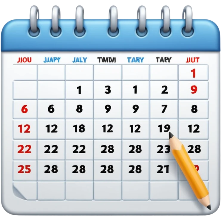 schedule emoji
