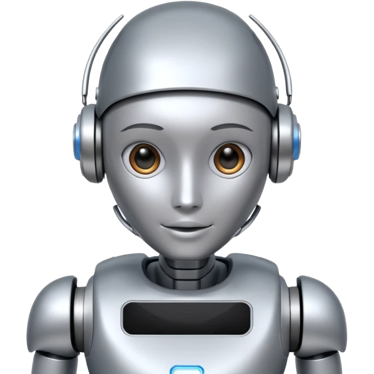 artificial Inteligence robot that is working in customer care and checking social media emoji