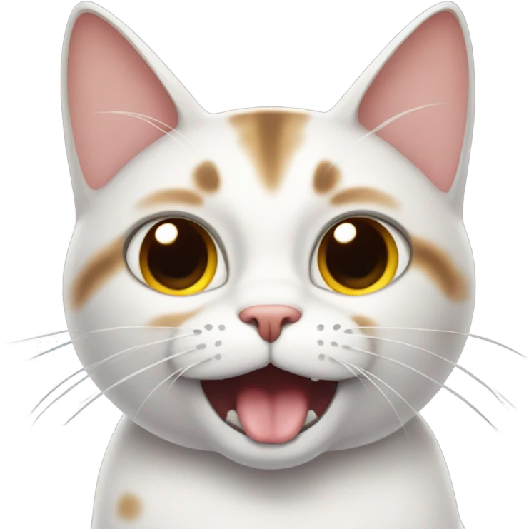 cat yawning and looking bored emoji