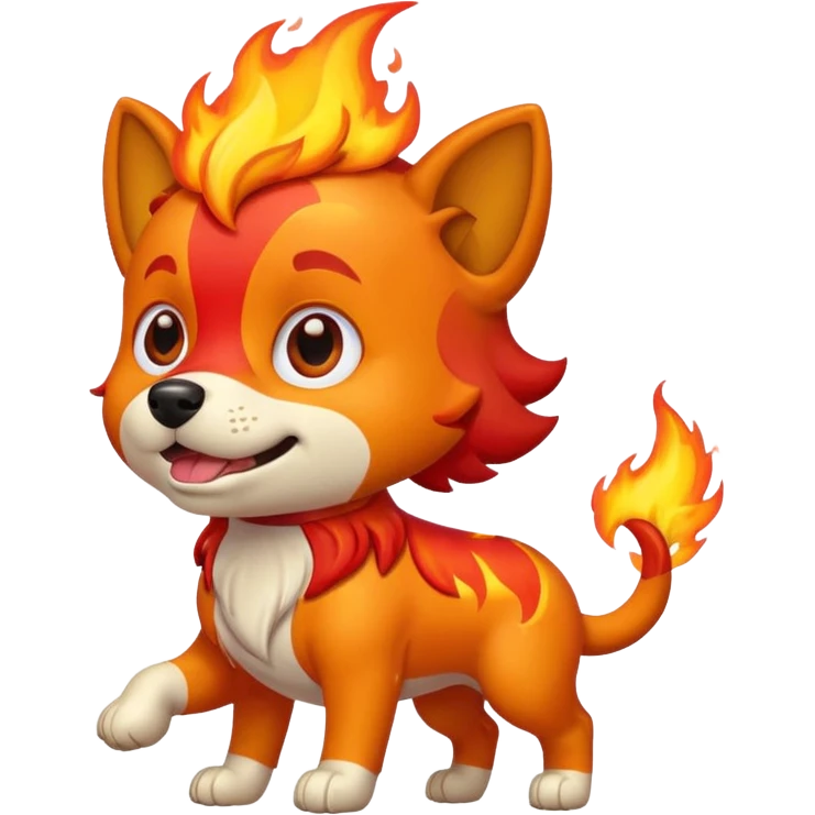 Fire Dog  emoji